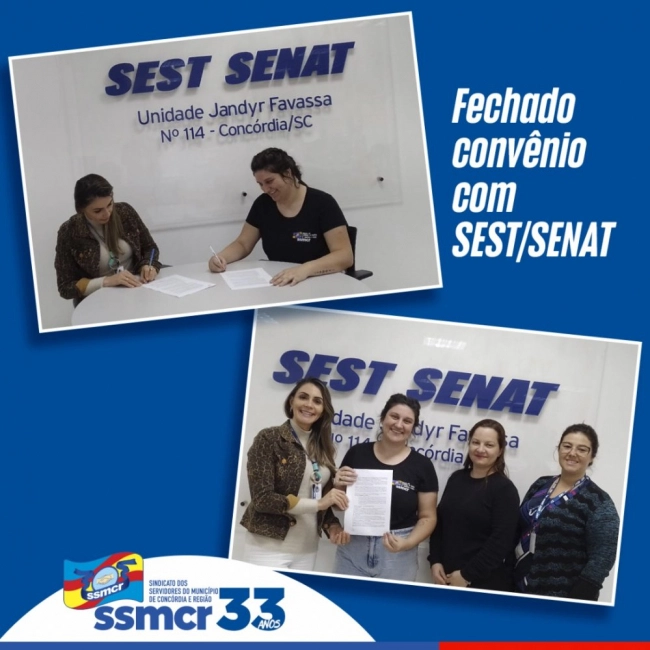 Mais um convênio firmado para os sindicalizados do SSMCR.