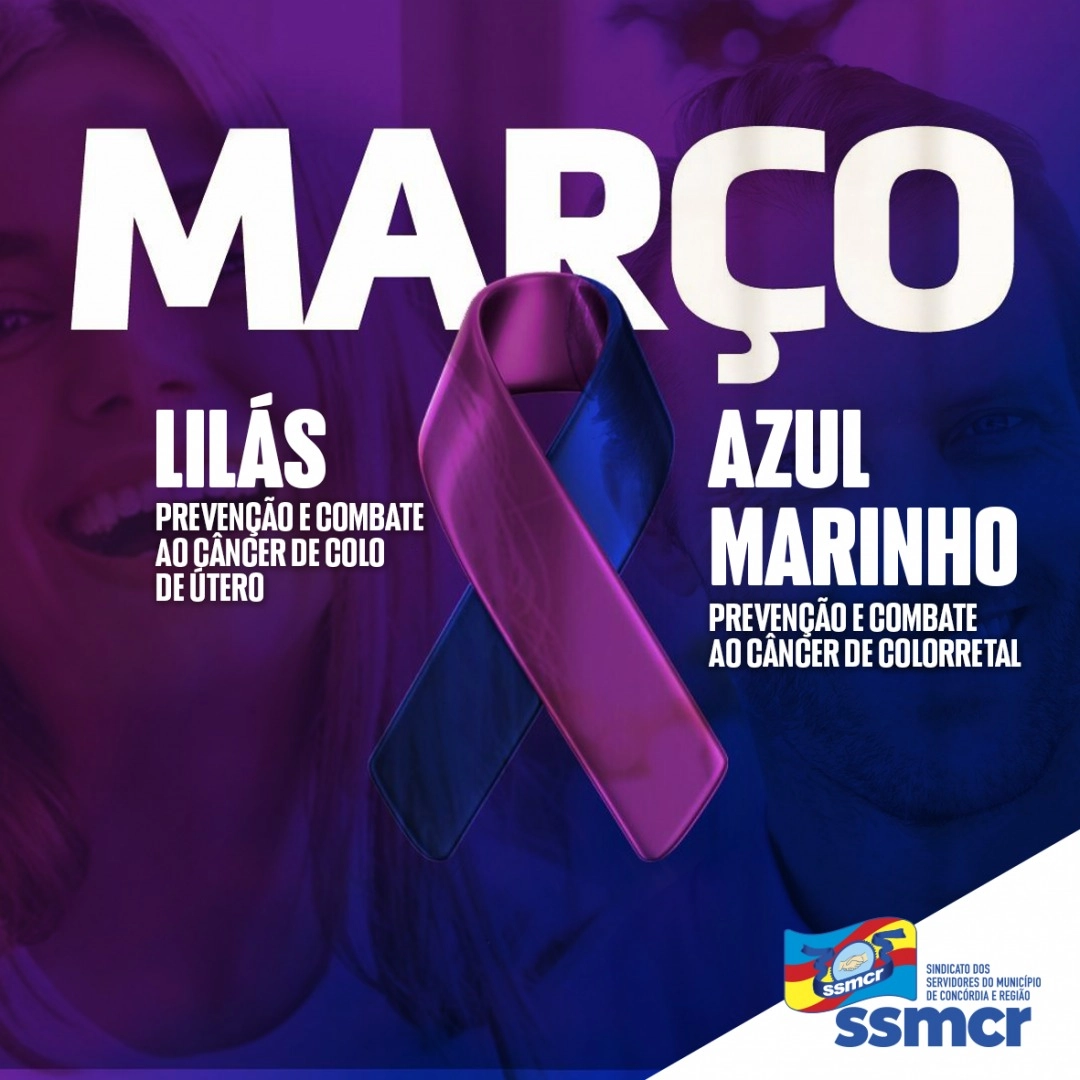 #MarçoLiláseAzulMarinho