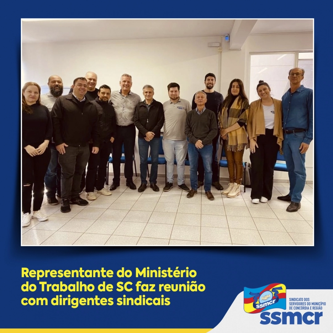 SSMCR recebeu o Representante do Ministério do Trabalho d...