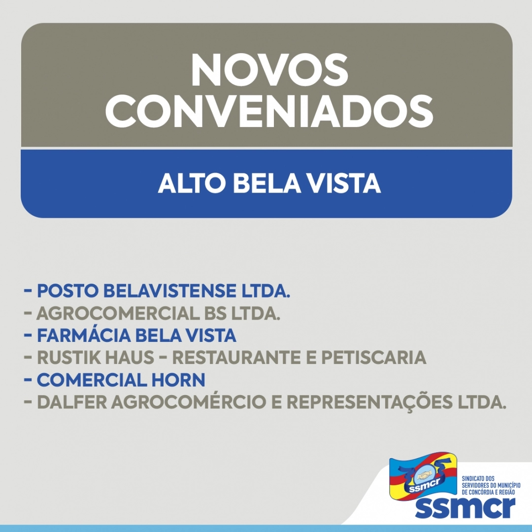 Novos Convênios