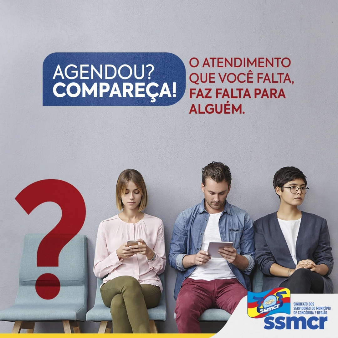 SE VOCÊ AGENDOU, COMPAREÇA!! ⏰‍⚕