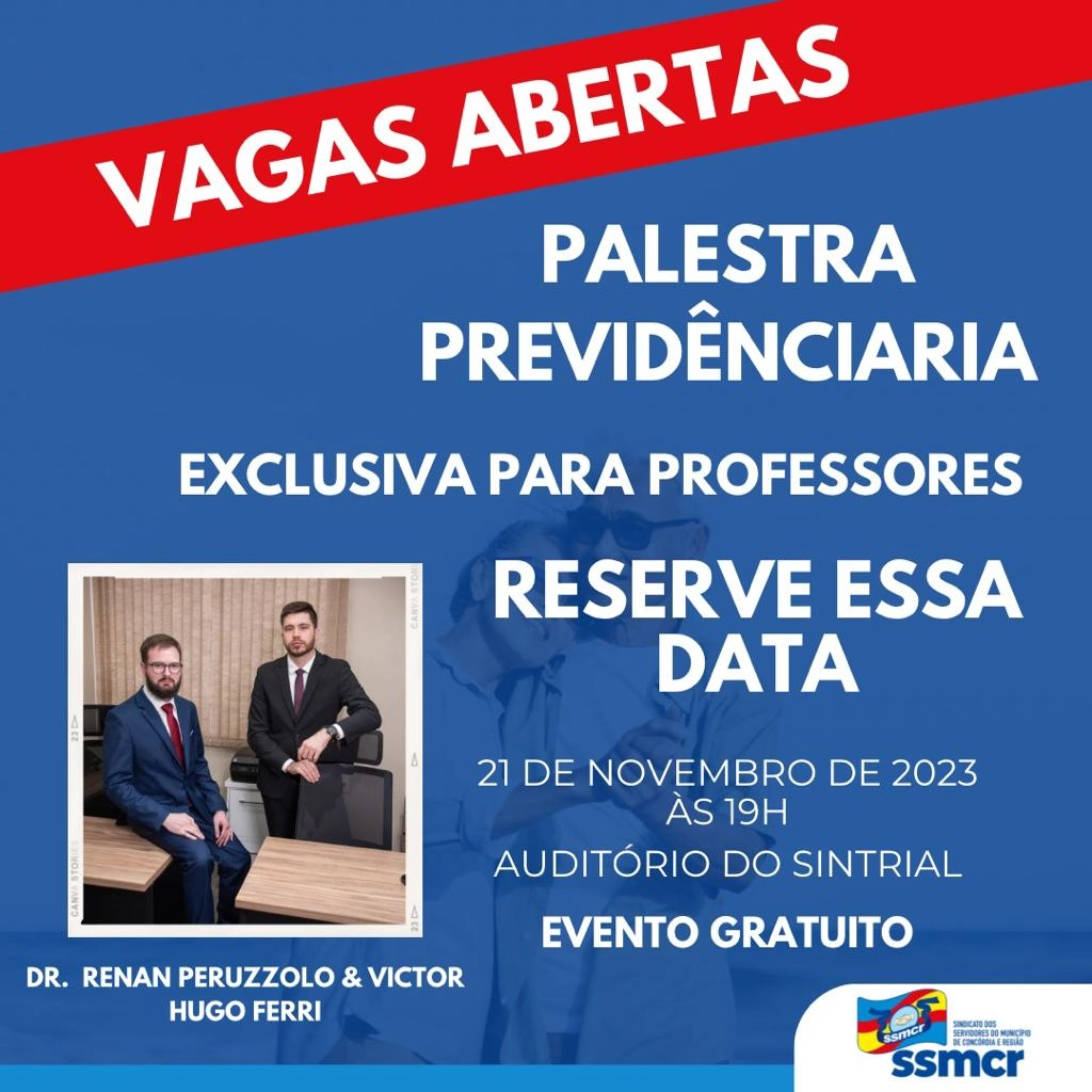Palestra Previdenciária - Professores
