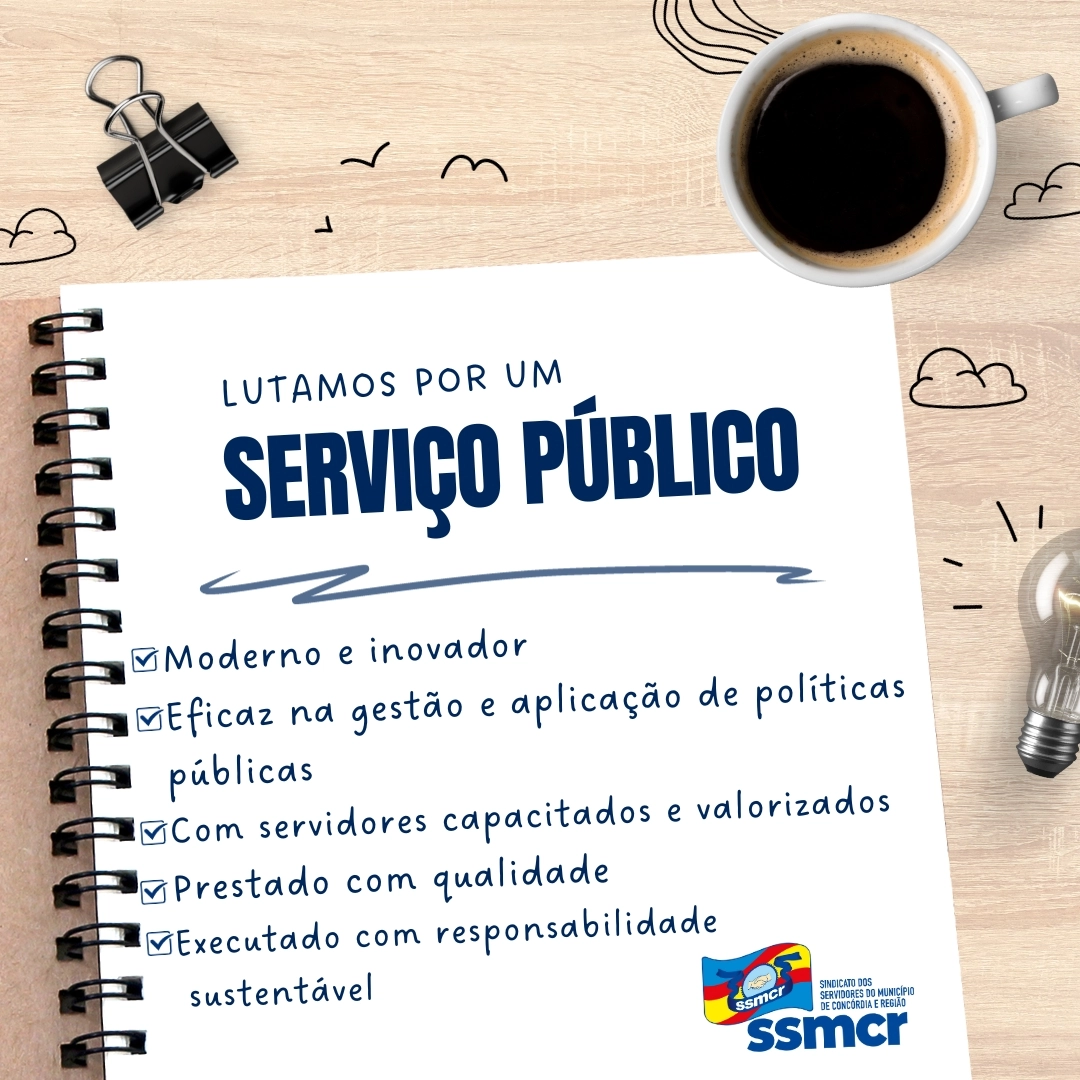 Lutamos por um serviço público de qualidade!