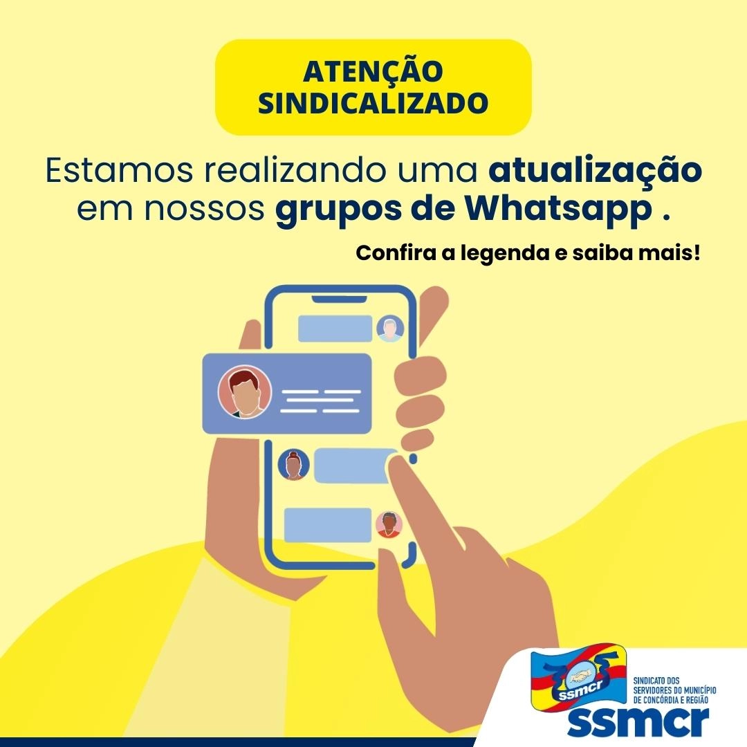 Novos grupos de Whatsapp!