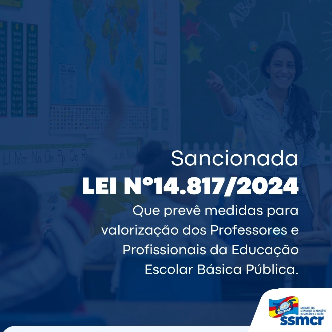 LEI QUE PREVÊ MEDIDAS PARA A VALORIZAÇÃO DO PROFESSOR É S...