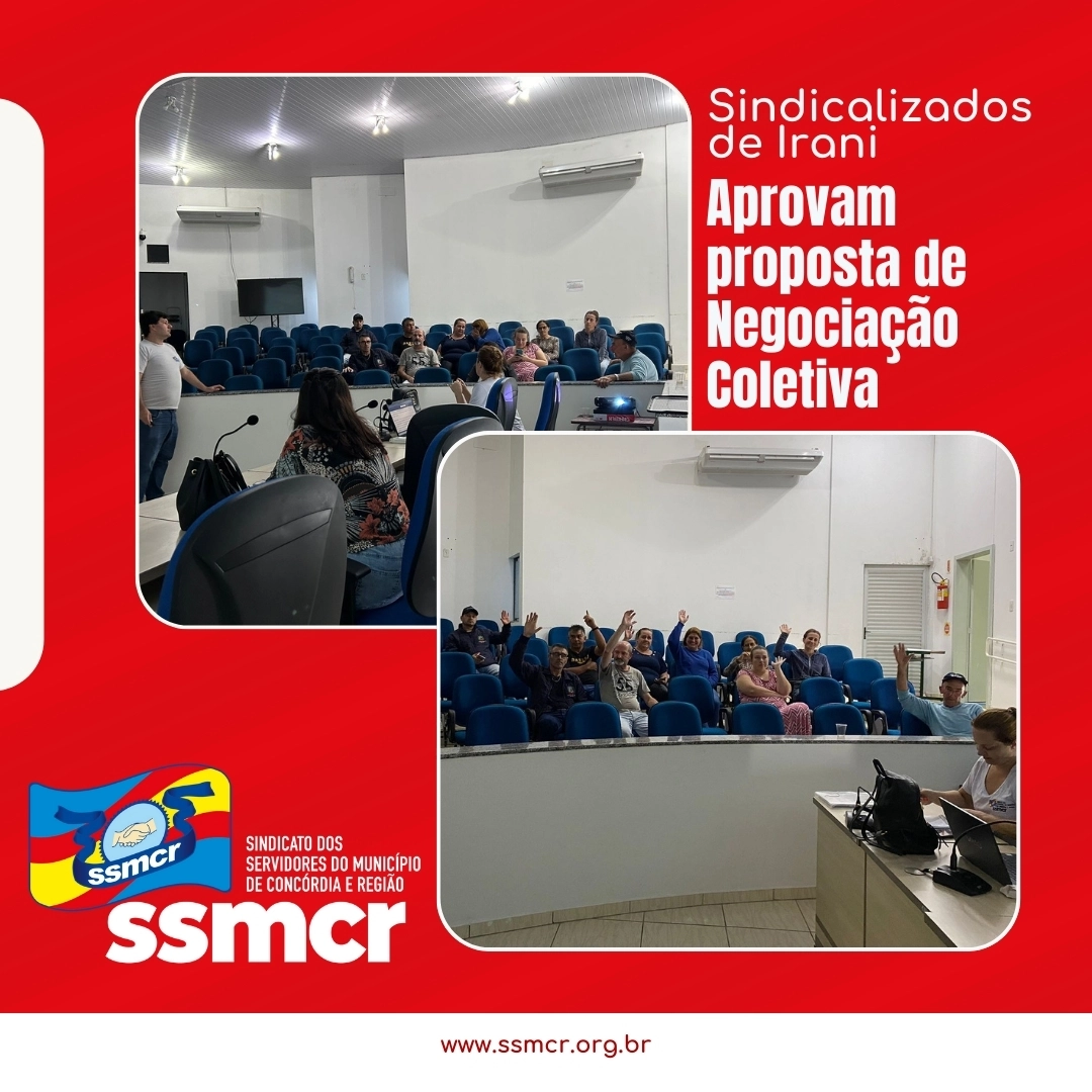 Sindicalizados aprovam proposta de negociação coletiva!!