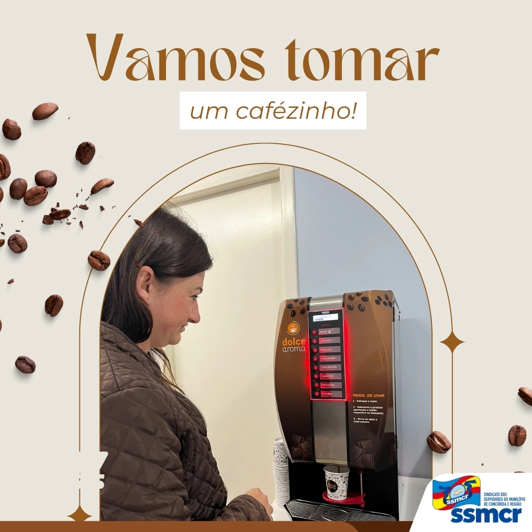 Venha tomar um café conosco!