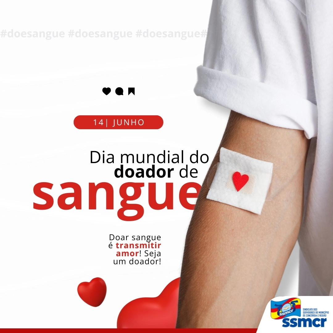 DIA MUNDIAL DO DOADOR DE SANGUE! 🩸