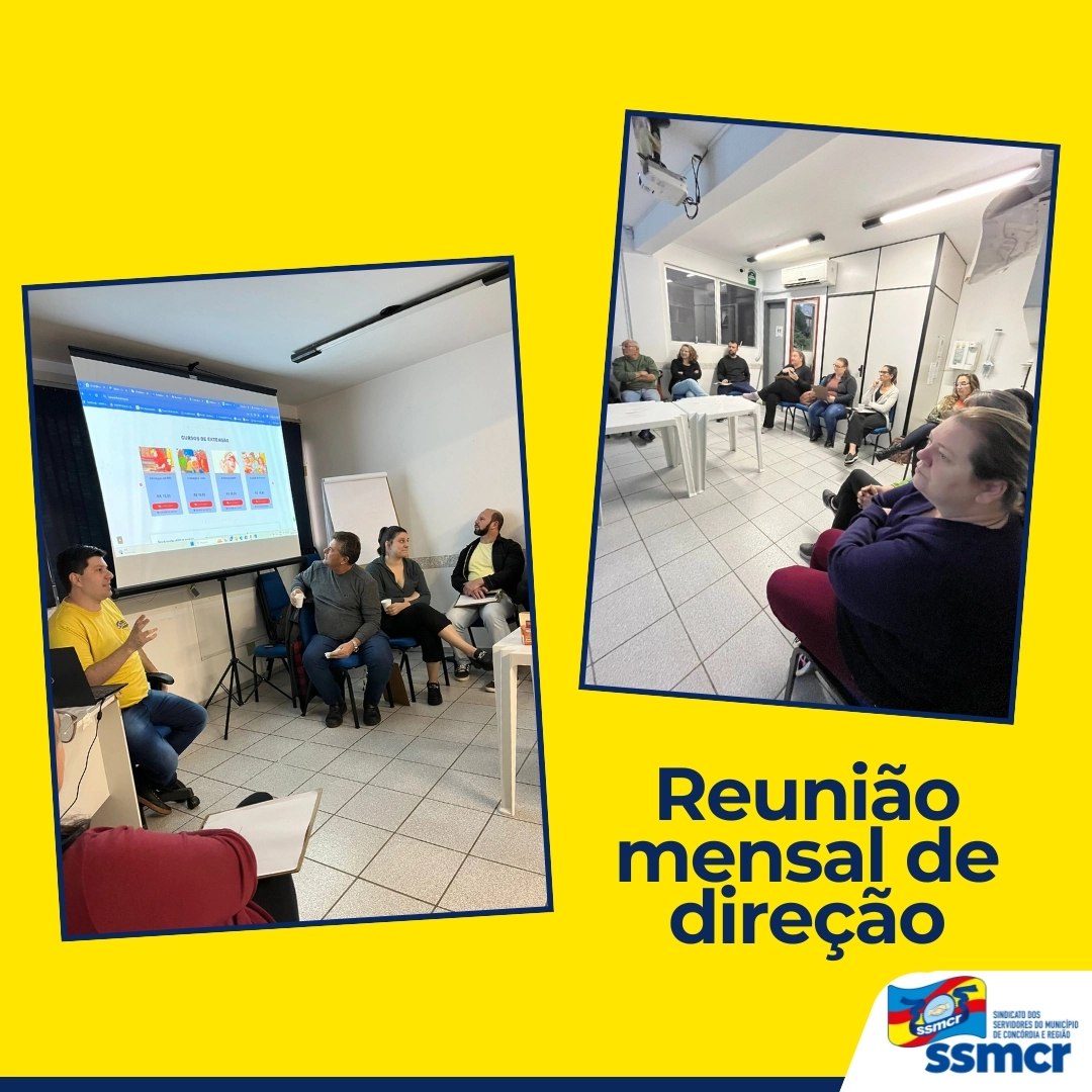 REUNIÃO MENSAL DE DIREÇÃO! 📆👥