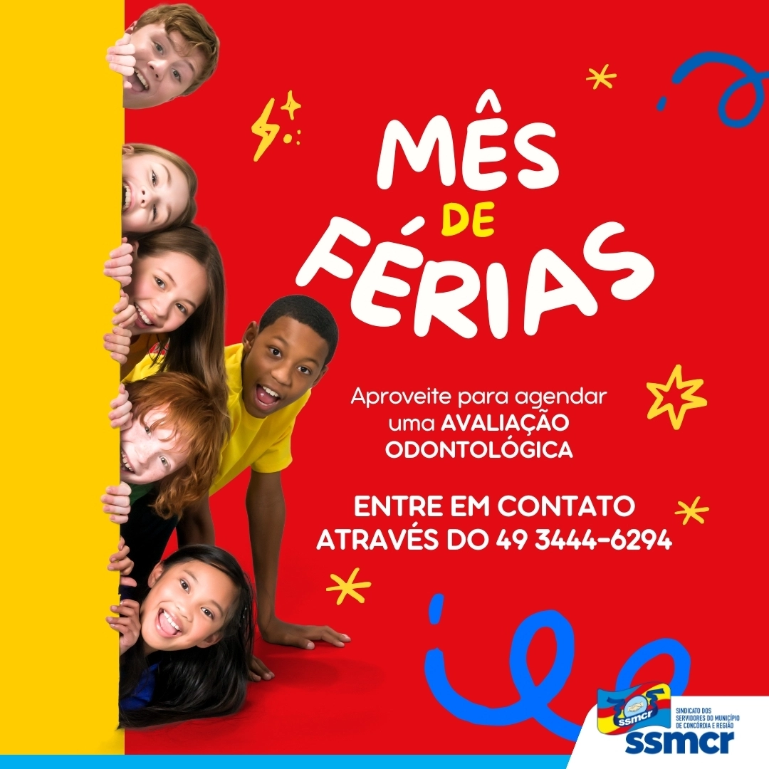 APROVEITE AS FÉRIAS PARA VISITAR O DENTISTA!!! 🦷