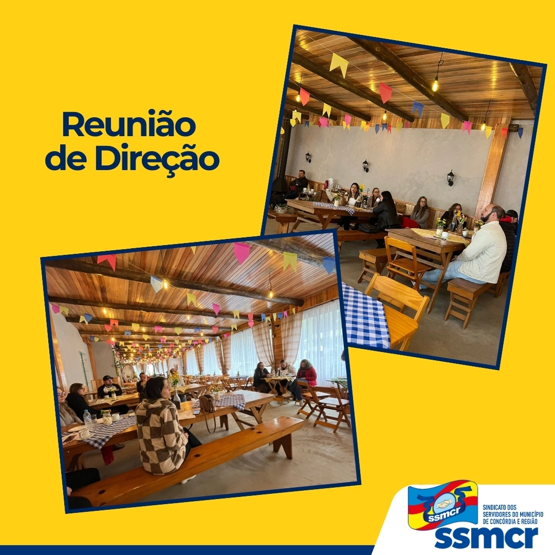 REUNIÃO MENSAL DE DIRETORIA! 📆