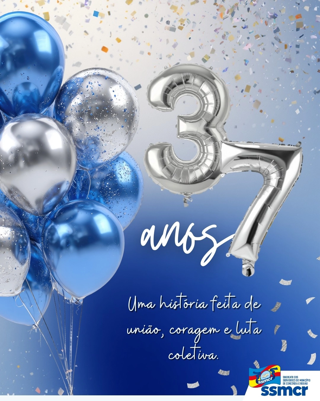 37 anos de história, resistência e conquistas coletivas. 🎉