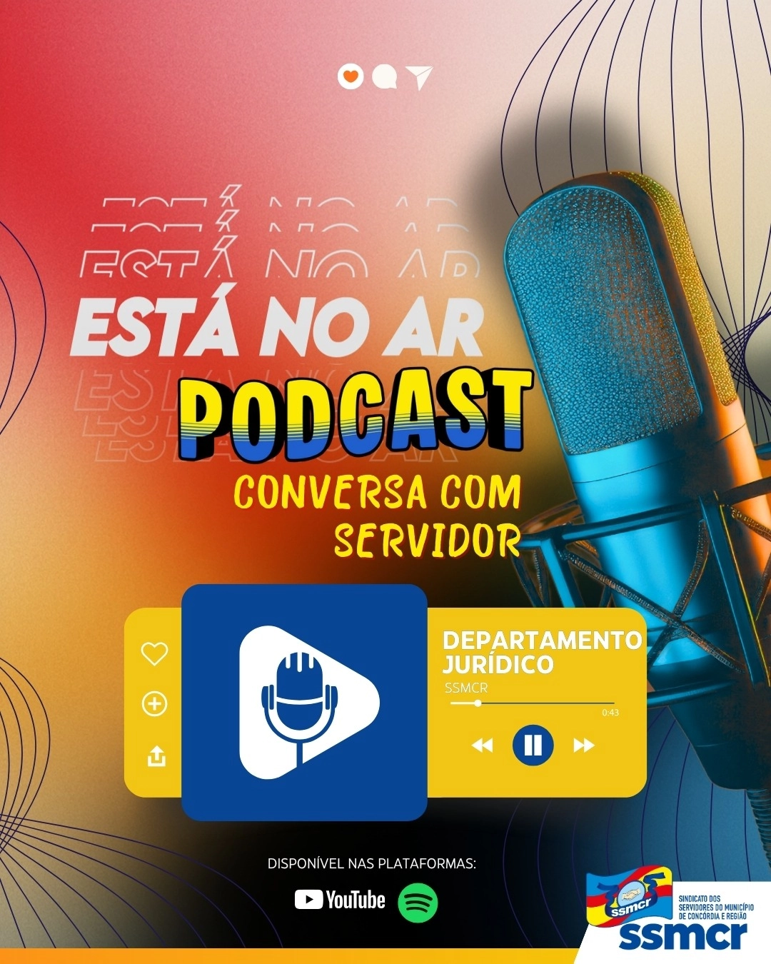 🎙️ Está no ar o primeiro episódio da nova temporada do po...