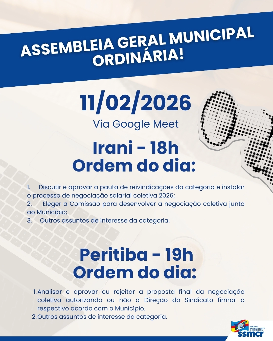 ASSEMBLEIA GERAL ORDINARIA - IRANI E PERITIBA