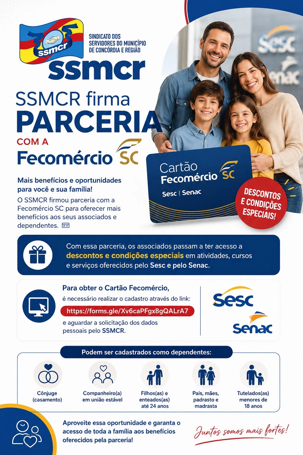 Parceria com a Fecomércio SC